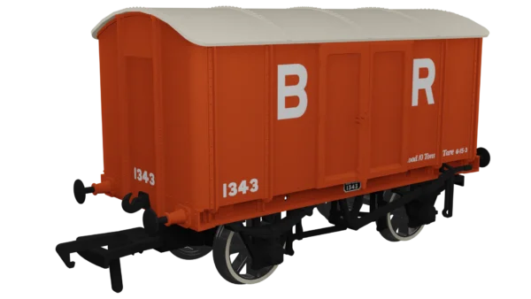 908026 Barry Railway Metal-Bodied Van No.1343 (image for) 908026 Barry Railway Metal-Bodied Van No.1343