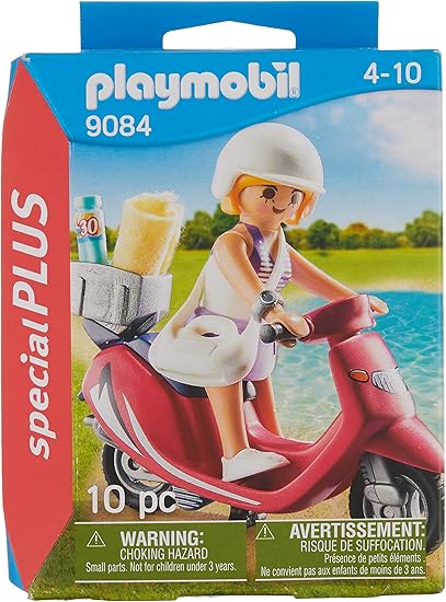 9084 Special Plus Beachgoer with Scooter (image for) 9084 Special Plus Beachgoer with Scooter