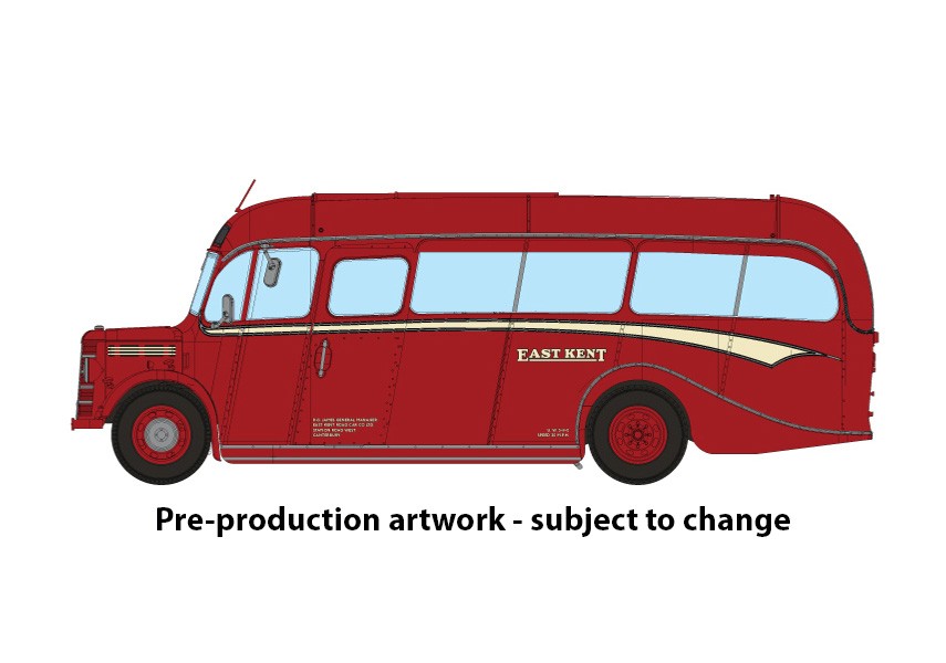 920002 Bedford OB – LKM55, East Kent Road Car Co (image for) 920002 Bedford OB – LKM55, East Kent Road Car Co