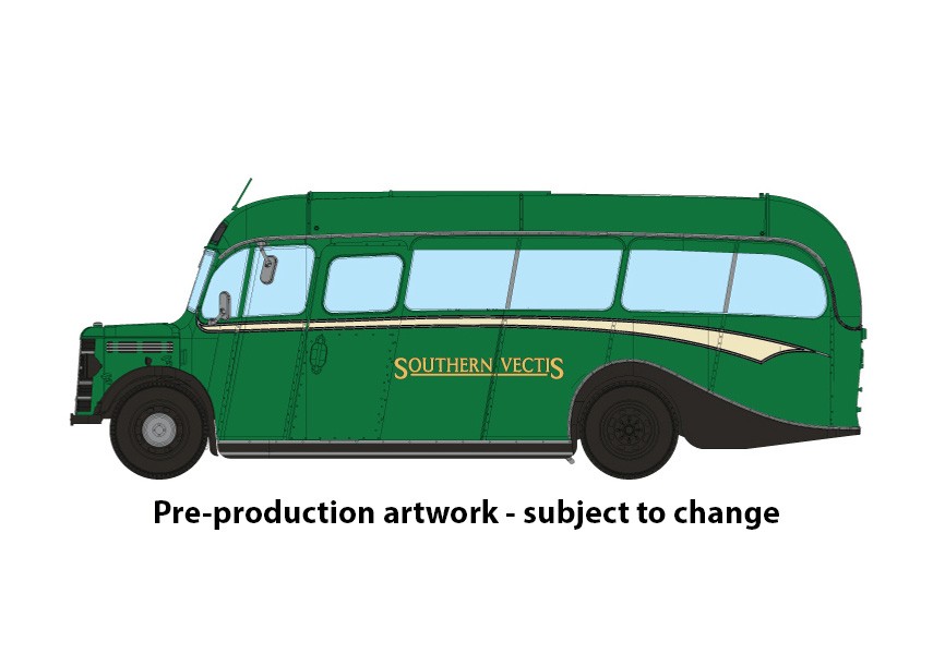 920005 Bedford OB – EDL638, Southern Vectis (dark green) (image for) 920005 Bedford OB – EDL638, Southern Vectis (dark green)