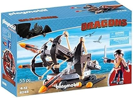 9249 DreamWorks Dragons Eret with 4 Shot Firing Ballista (image for) 9249 DreamWorks Dragons Eret with 4 Shot Firing Ballista