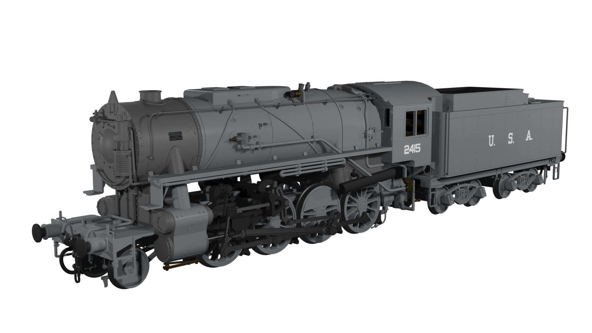 926502 : DCC Sound Fitted USATC S160 No.2415 (image for) 926502 : DCC Sound Fitted USATC S160 No.2415