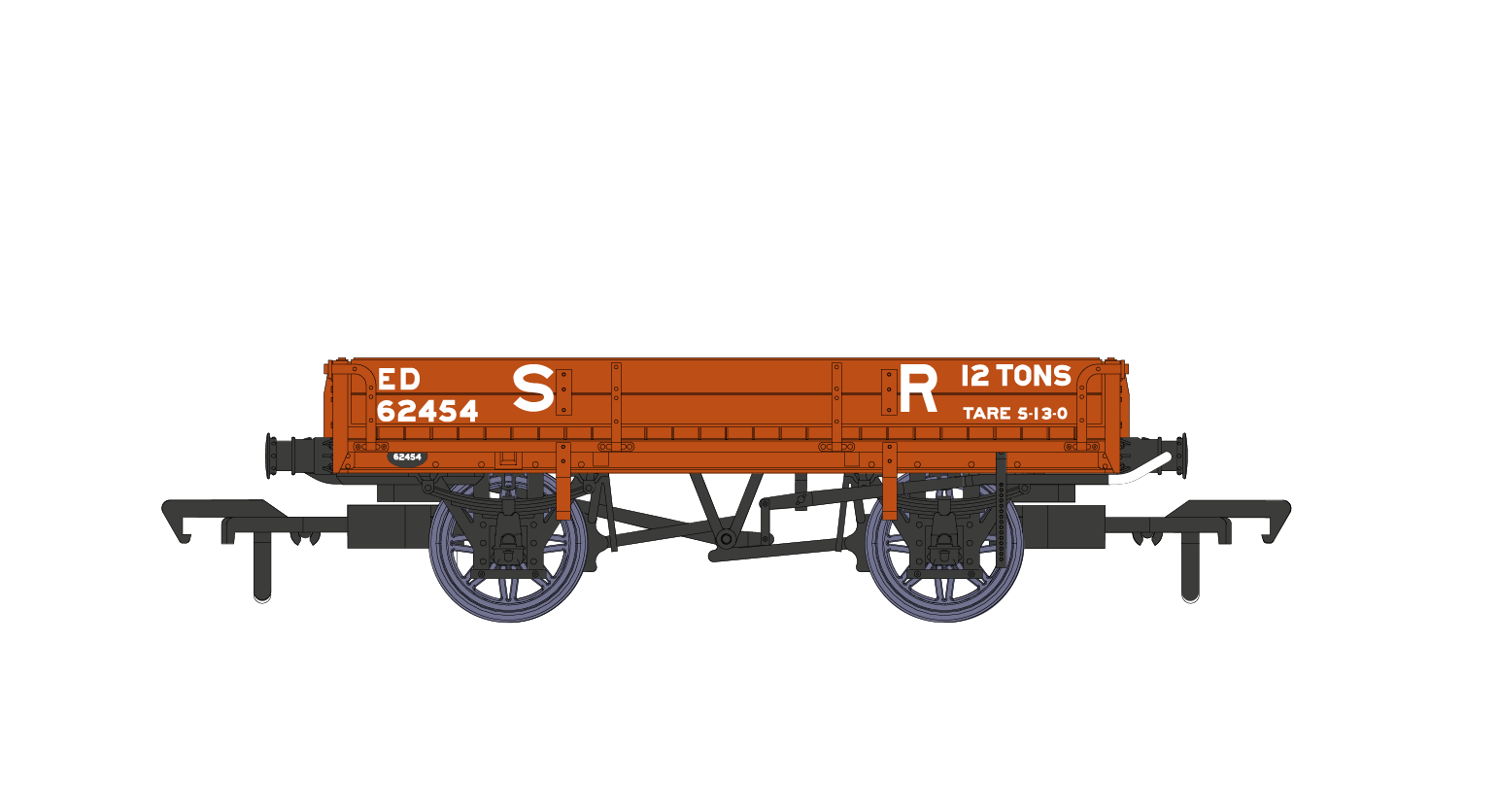 928004 D1744 Ballast Wagon – SR No.62454 (image for) 928004 D1744 Ballast Wagon – SR No.62454