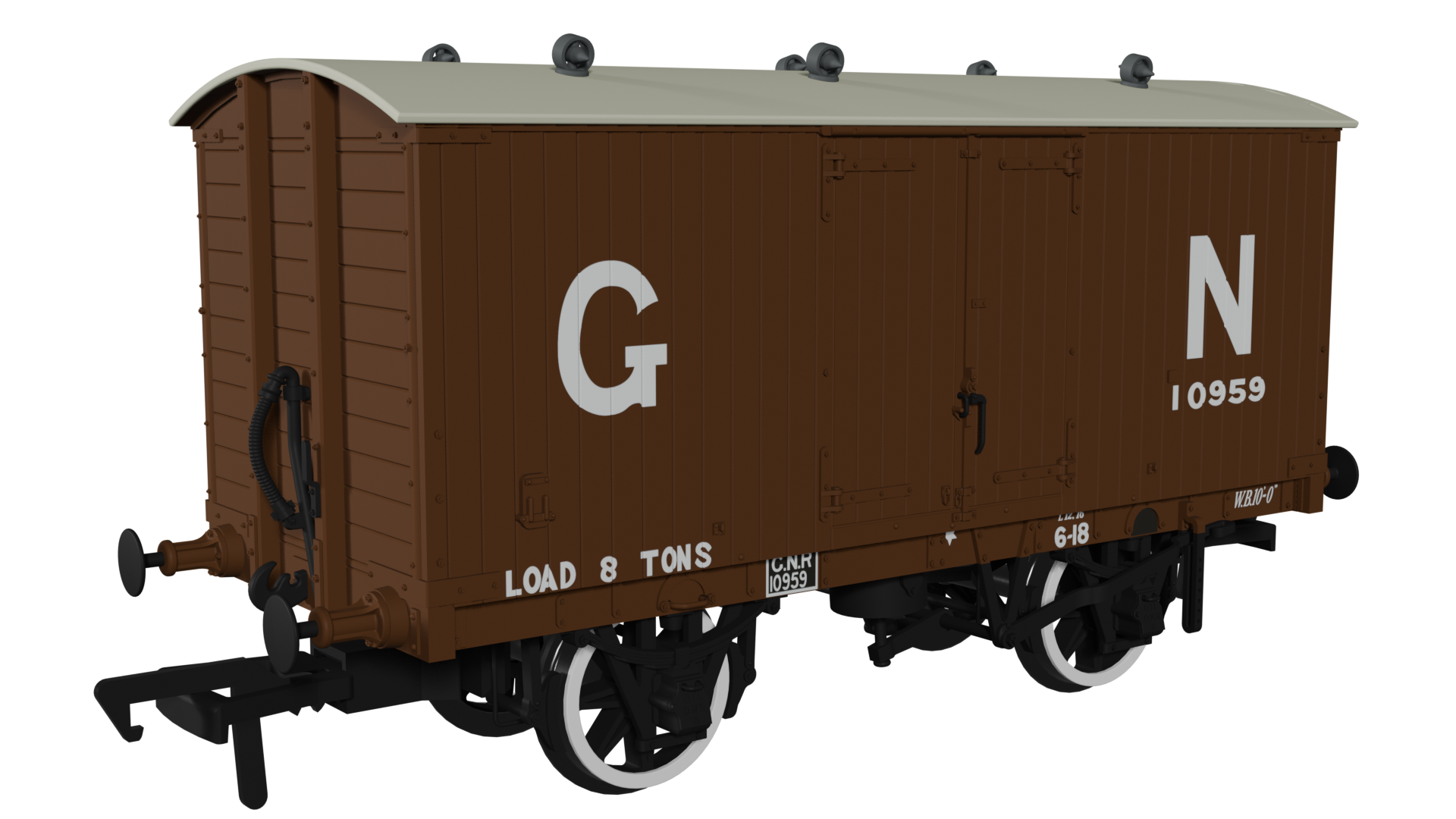930001 GNR 8 Ton Van – GN Livery No.10959 (image for) 930001 GNR 8 Ton Van – GN Livery No.10959