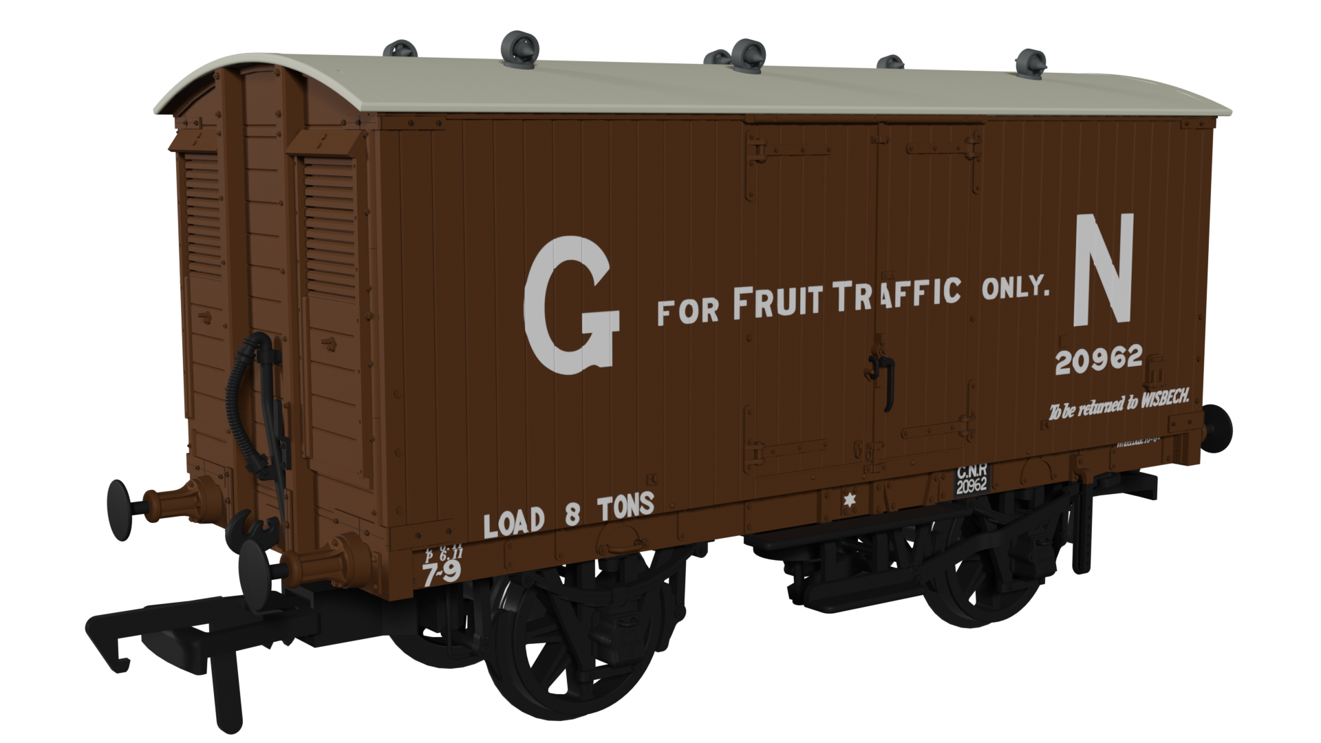 930005 GNR 8 Ton Van – GN Fruit Livery No.20962 (image for) 930005 GNR 8 Ton Van – GN Fruit Livery No.20962