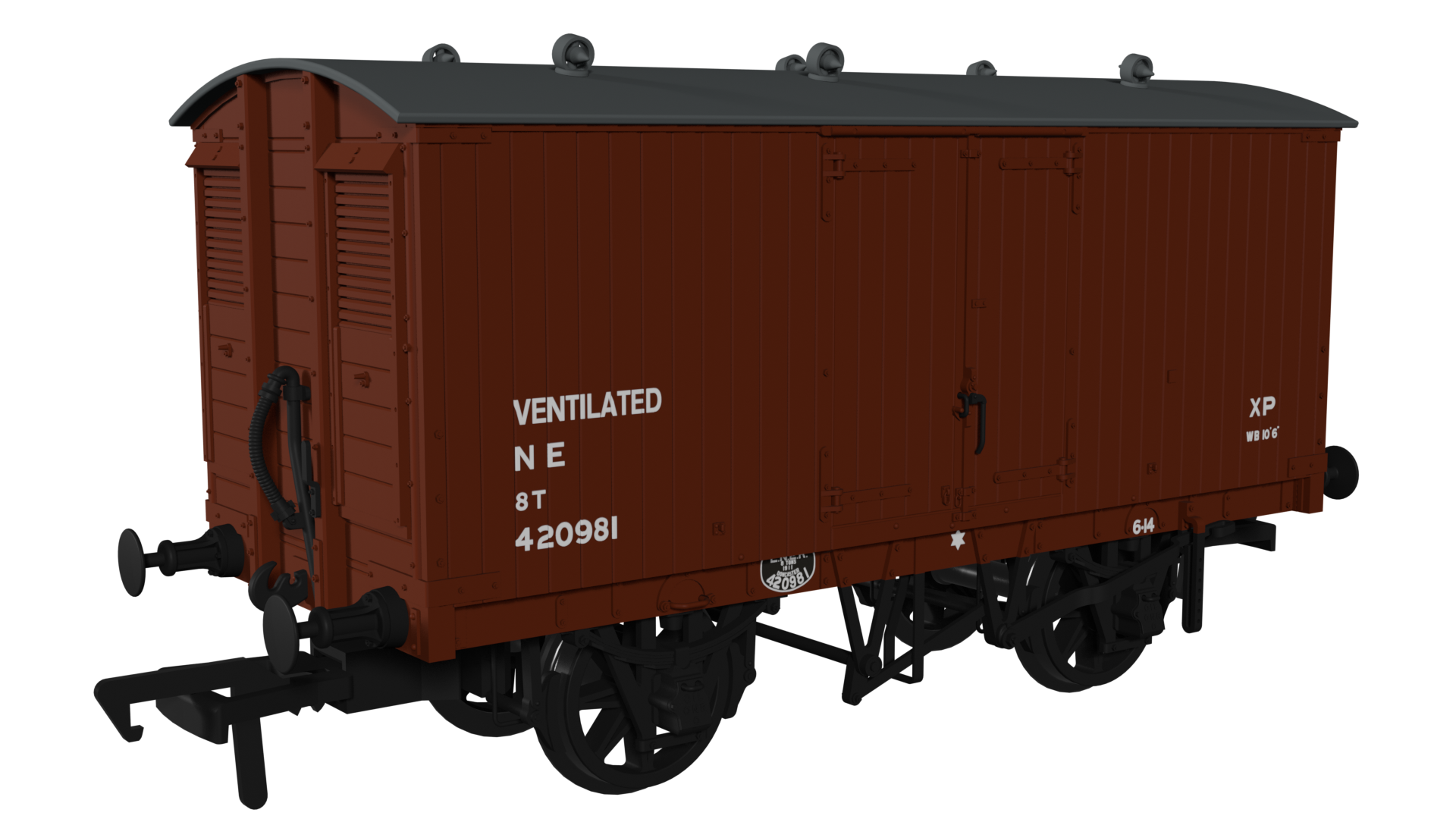 930011 GNR 8 Ton Van – NE (post-36) No.420981 (image for) 930011 GNR 8 Ton Van – NE (post-36) No.420981