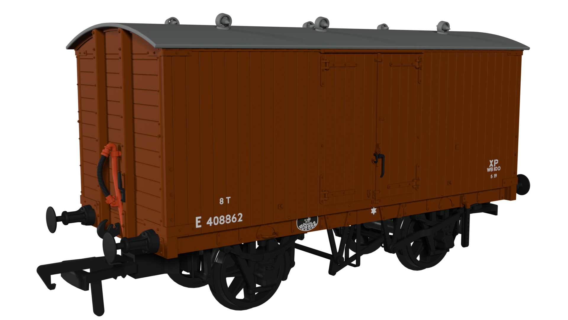 930012 GNR 8 Ton Van – BR No.E408862 (image for) 930012 GNR 8 Ton Van – BR No.E408862