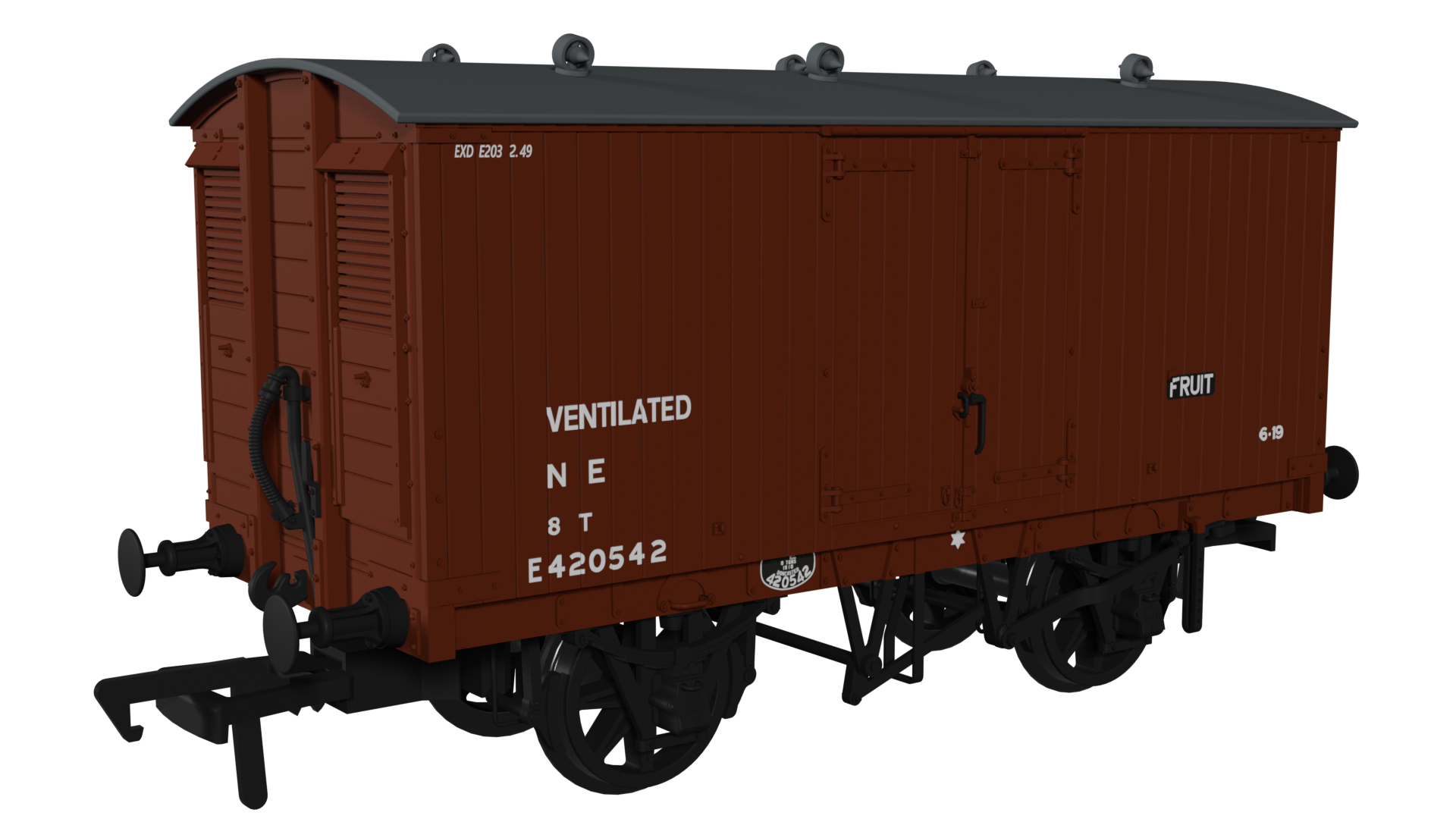 930013 GNR 8 Ton Van – BR No.E420542 (image for) 930013 GNR 8 Ton Van – BR No.E420542