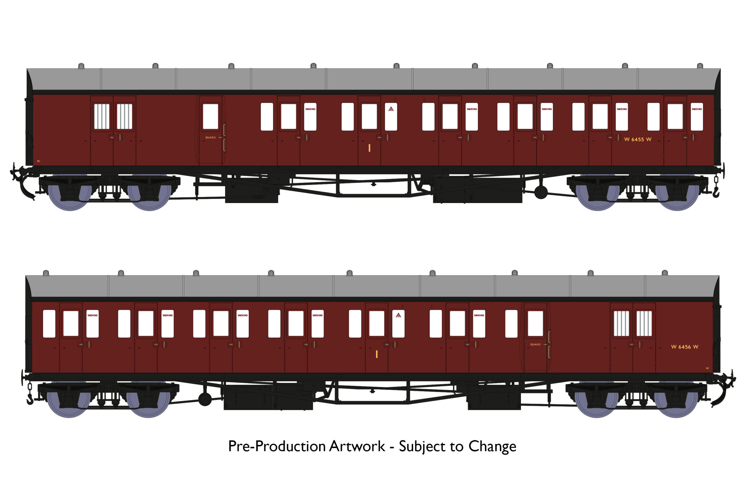 946006 Dia E140 B Set – BR Maroon (image for) 946006 Dia E140 B Set – BR Maroon