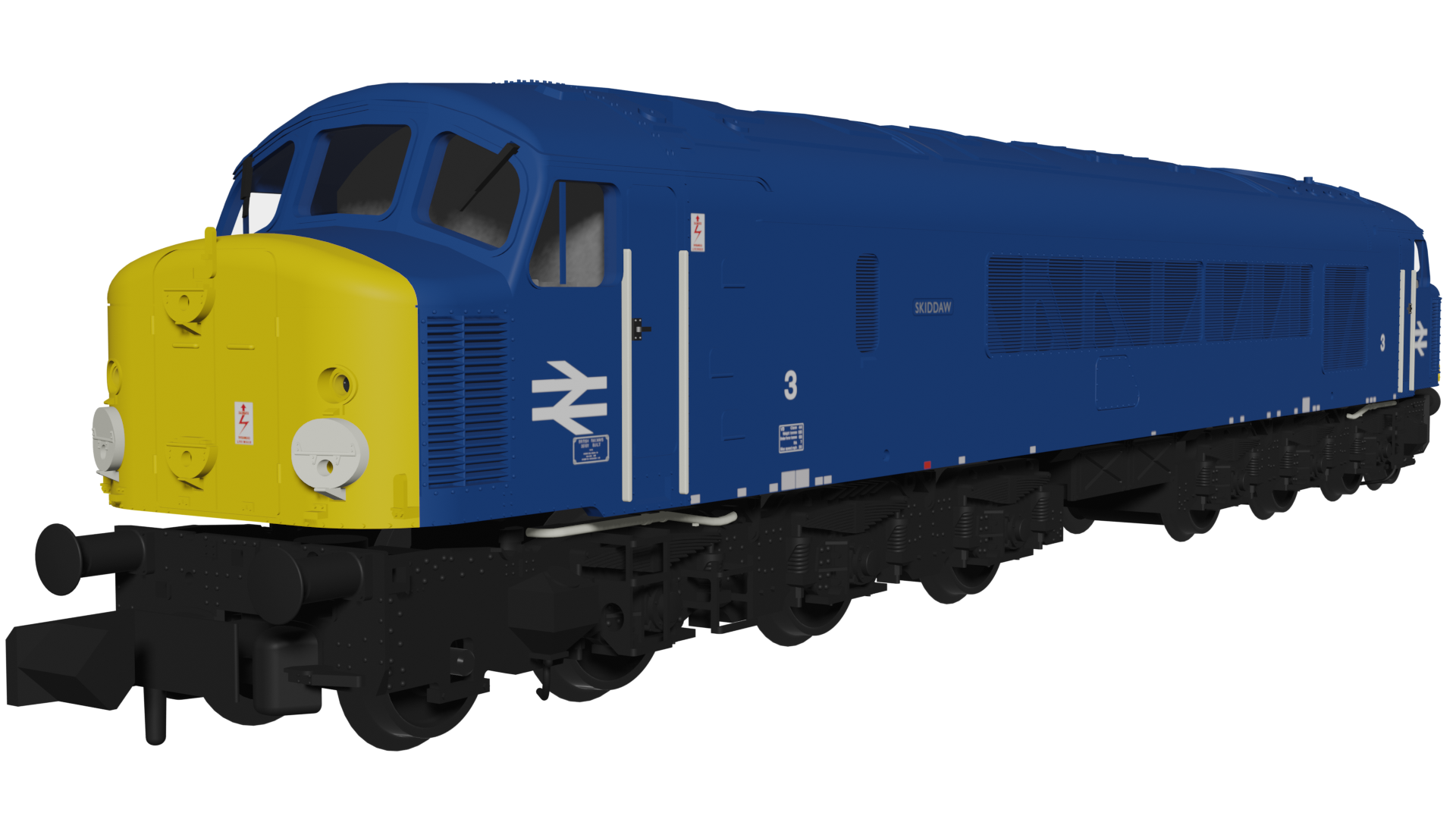 948006 Class 44 3 “Skiddaw” BR Blue (image for) 948006 Class 44 3 “Skiddaw” BR Blue