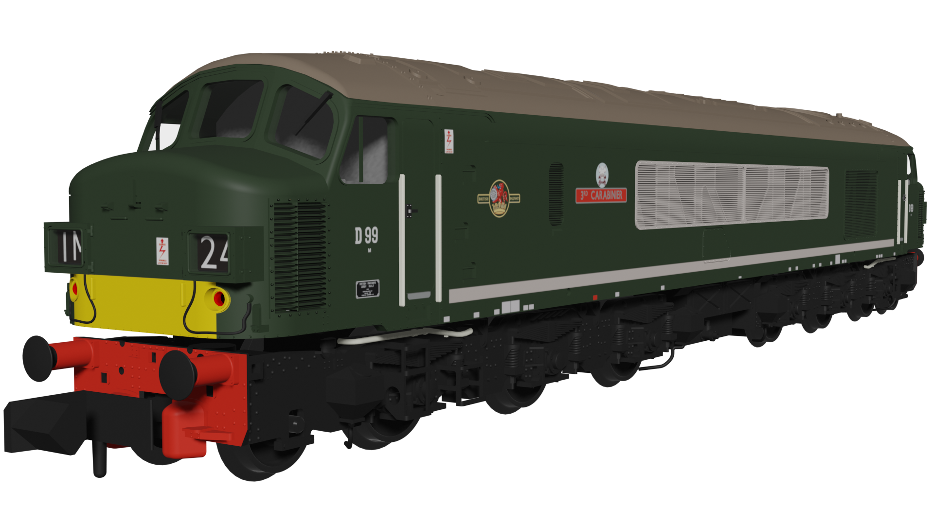 948102 Class 45 D99 “3rd Carabinier” BR Green (image for) 948102 Class 45 D99 “3rd Carabinier” BR Green