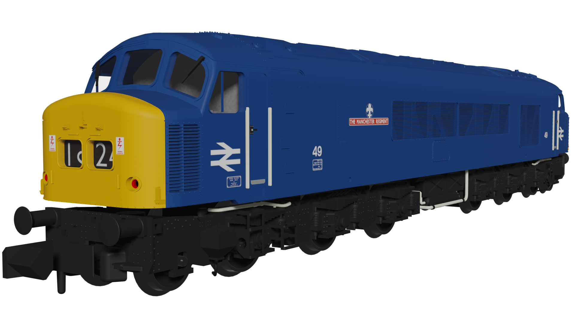 948105 Class 45 49 “The Manchester Regiment” BR Blue (image for) 948105 Class 45 49 “The Manchester Regiment” BR Blue