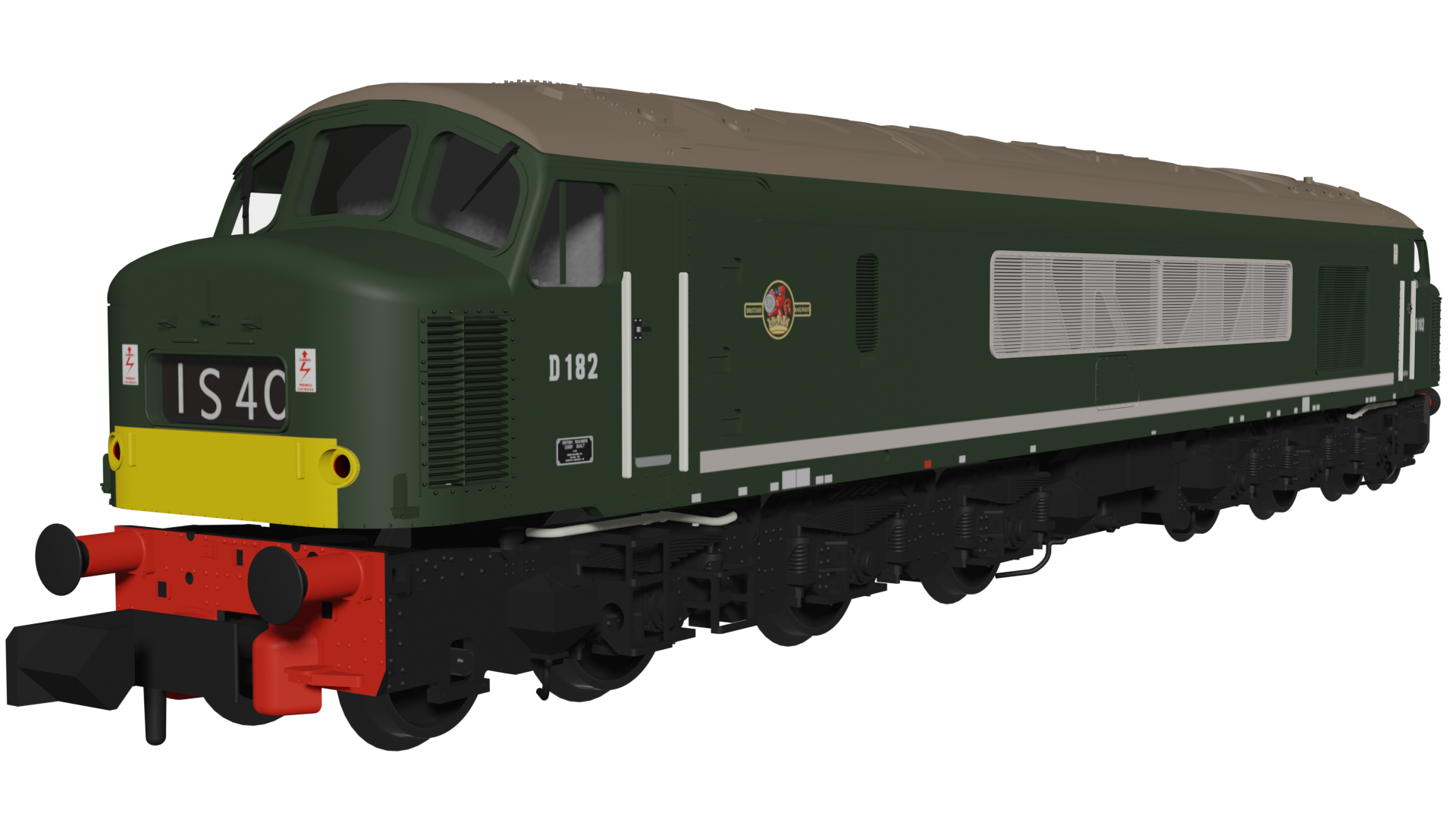 948702 Class 46 D182 BR Green SOUND (image for) 948702 Class 46 D182 BR Green SOUND