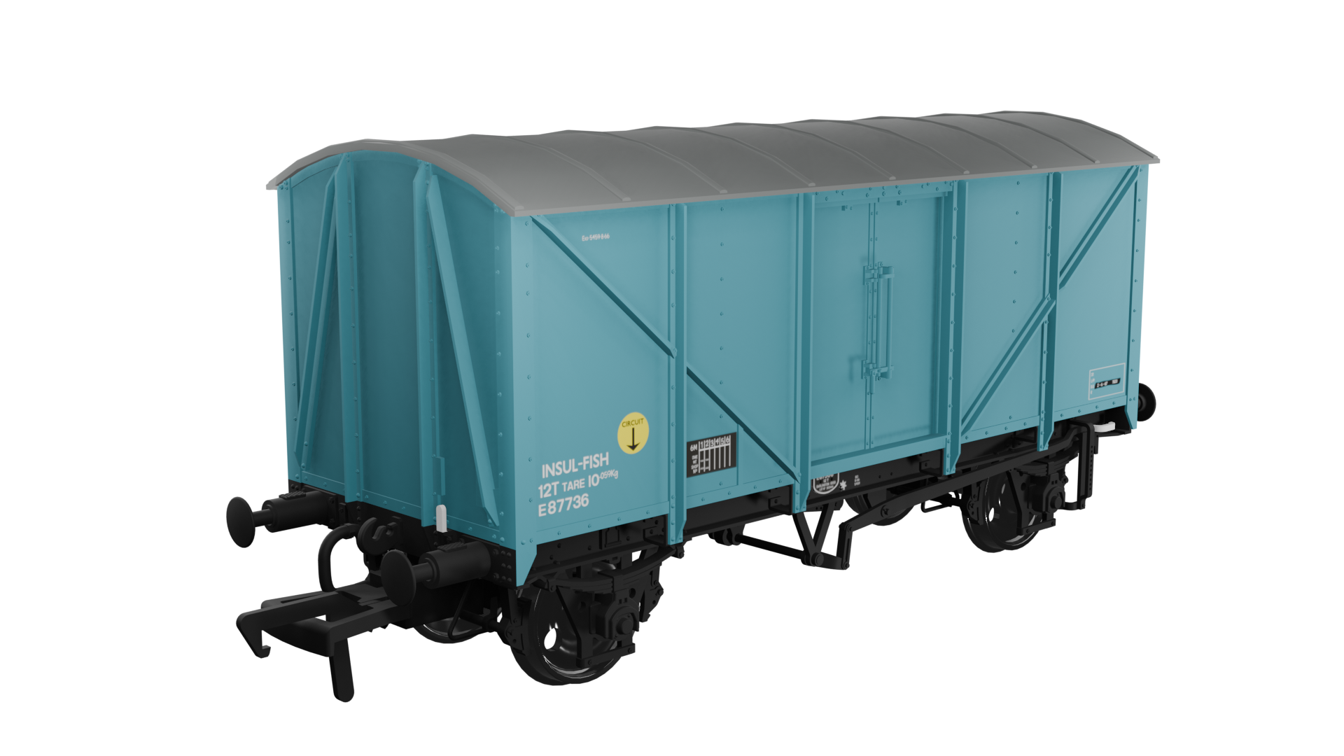 957005 BR 1/801 ‘Ice Blue’ Fish Van – No.E87736 (image for) 957005 BR 1/801 ‘Ice Blue’ Fish Van – No.E87736