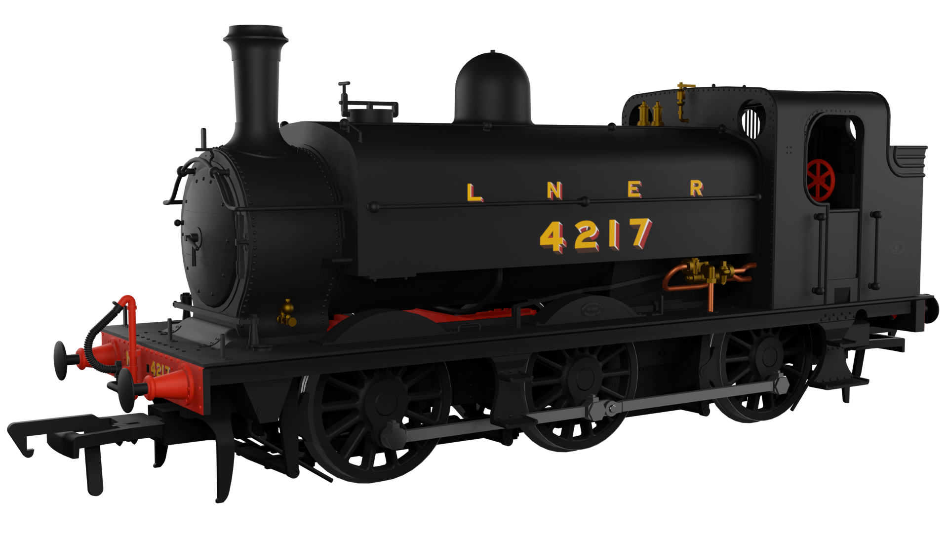 958005 LNER J52/2 No.4217 LNER Plain Black with Shaded Lettering (image for) 958005 LNER J52/2 No.4217 LNER Plain Black with Shaded Lettering