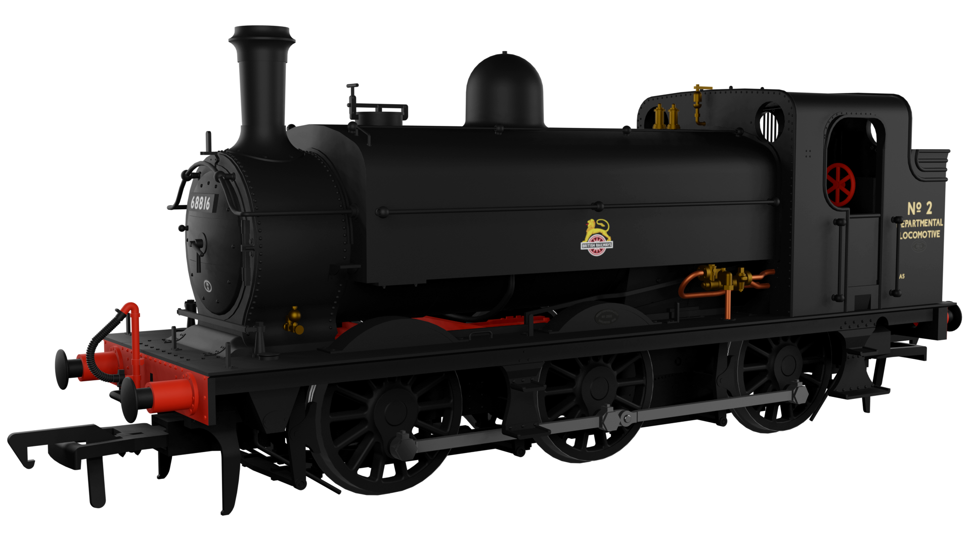 958010 LNER J52/2 No.2 BR Unlined Early Crest (Departmental Use) (image for) 958010 LNER J52/2 No.2 BR Unlined Early Crest (Departmental Use)
