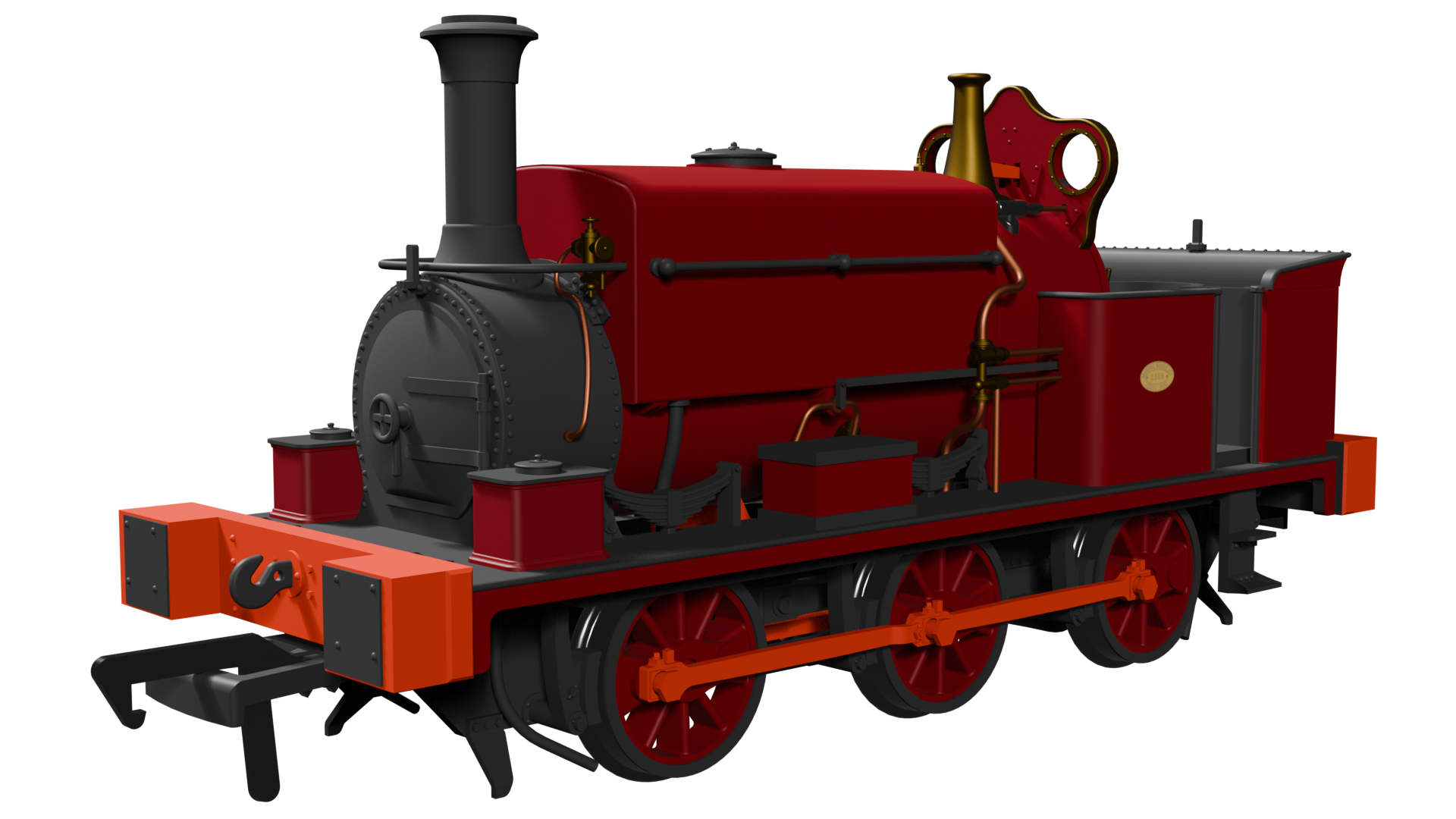 960508 Manning Wardle L Class – Plain Red SOUND (image for) 960508 Manning Wardle L Class – Plain Red SOUND