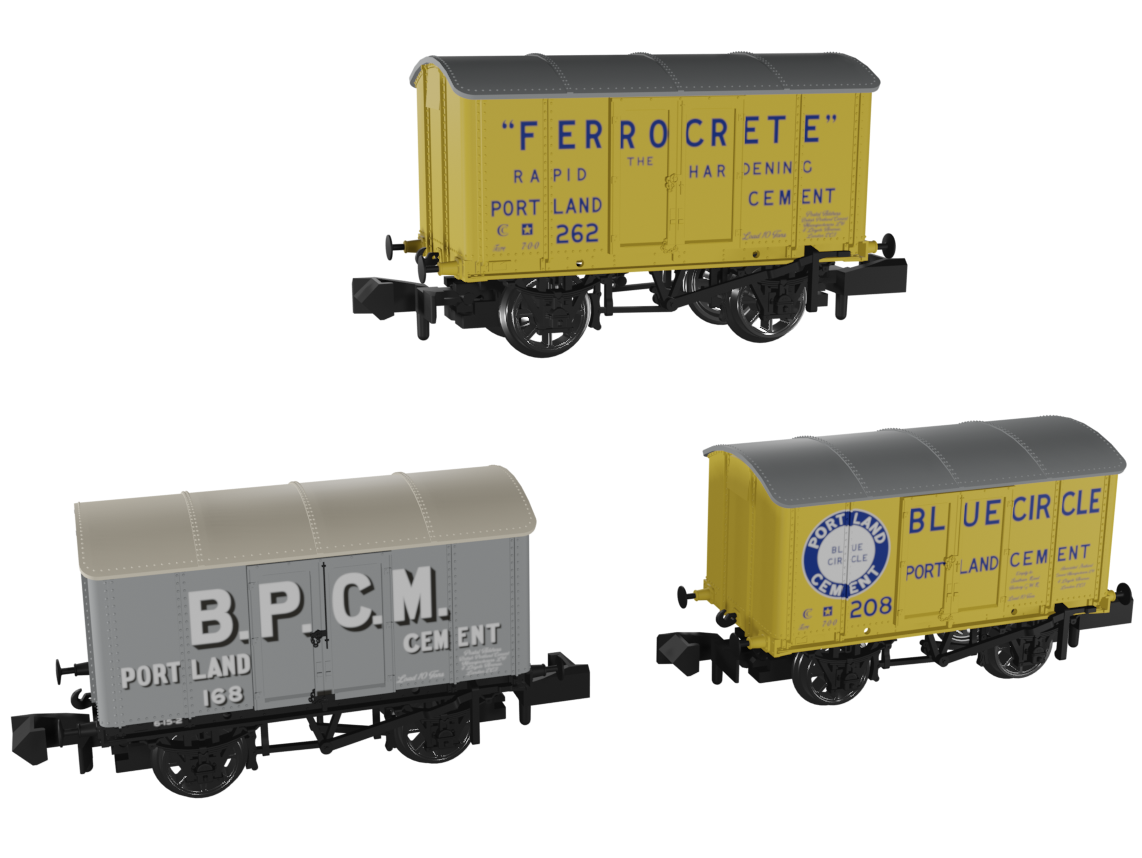 961010 Not Quite Minks – Cement Vans Triple Pack (image for) 961010 Not Quite Minks – Cement Vans Triple Pack