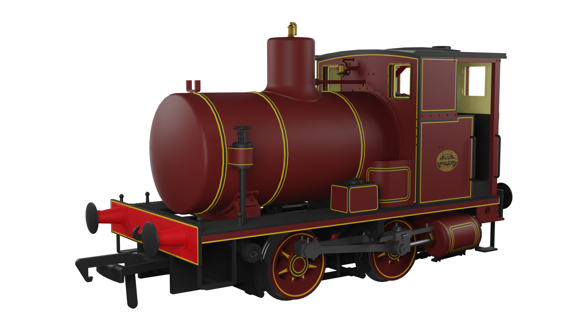 965010 Andrew Barclay Fireless 0-4-0 – Lined Maroon (image for) 965010 Andrew Barclay Fireless 0-4-0 – Lined Maroon