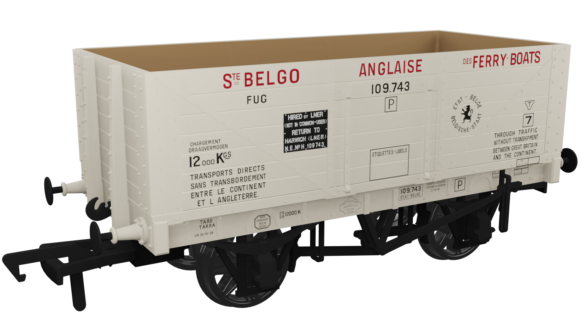 967415 LNER Train Ferry No.109.743 (image for) 967415 LNER Train Ferry No.109.743