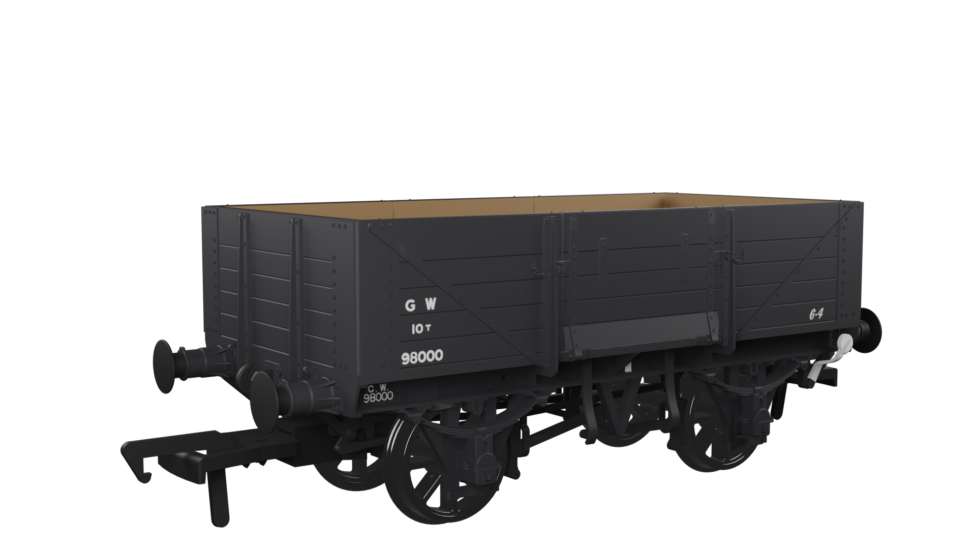 971009 Diagram O18 – GWR No.98000 5 plank (image for) 971009 Diagram O18 – GWR No.98000 5 plank