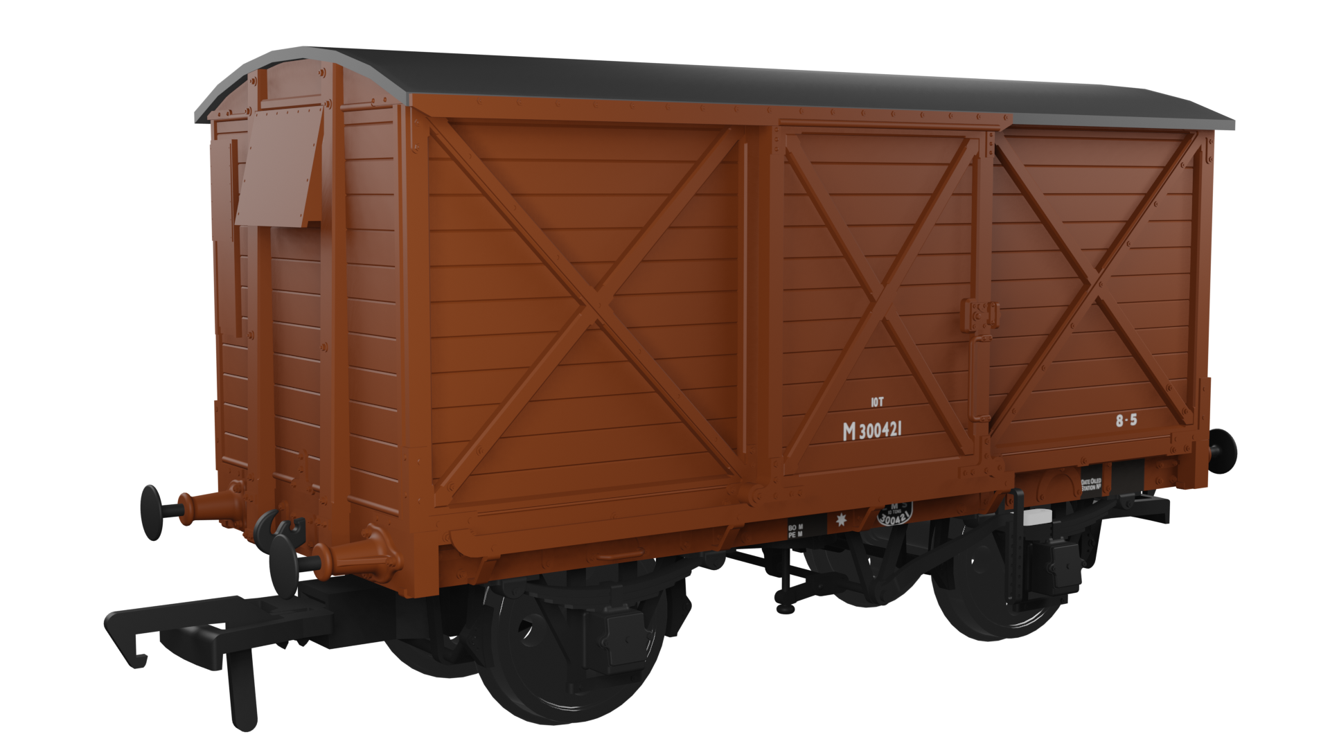 976014 CR Dia.67 10t Van – BR No.M300421 (image for) 976014 CR Dia.67 10t Van – BR No.M300421