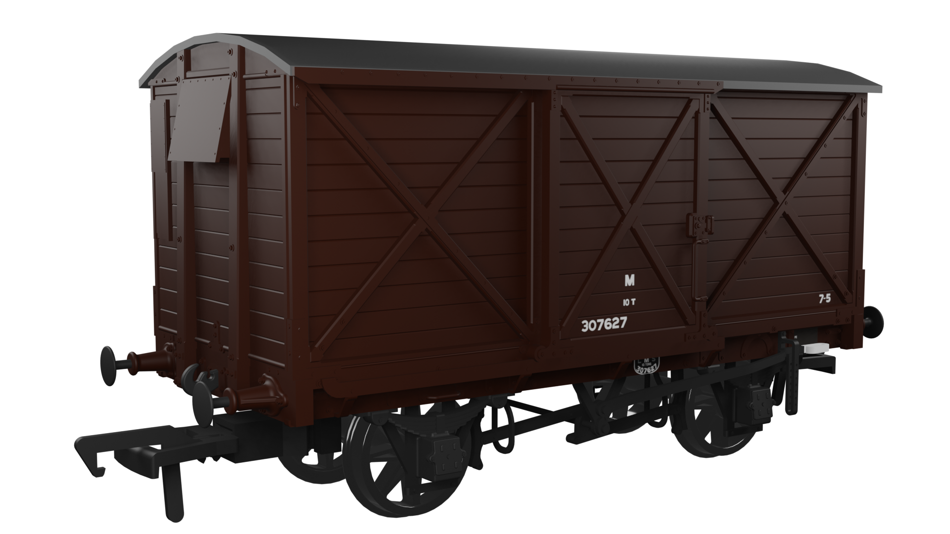 976016 CR Dia.67 10t Van – BR No.M307627 (image for) 976016 CR Dia.67 10t Van – BR No.M307627