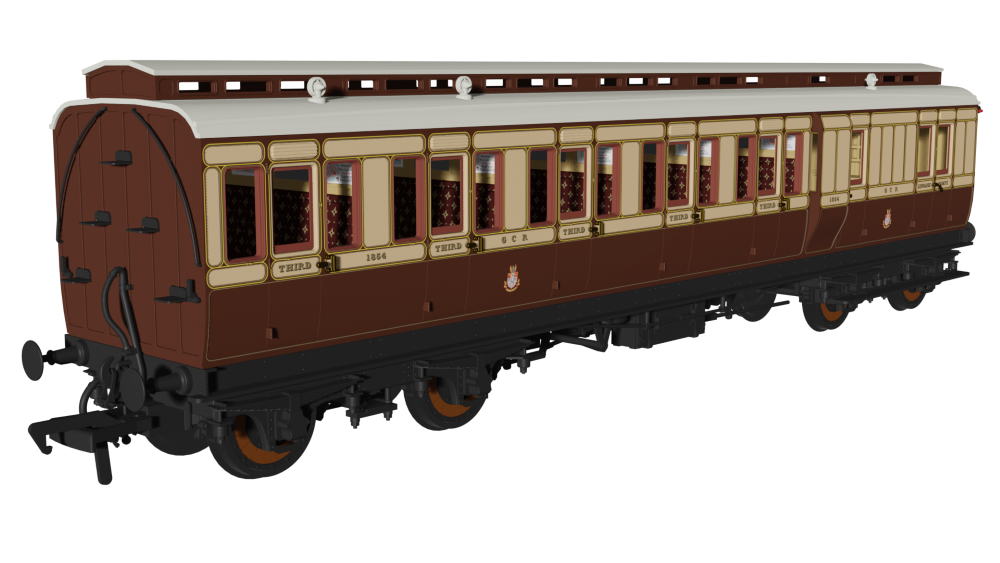 978018 GCR ‘Evolution’ Non-Corridor Brake Third No.1854 (image for) 978018 GCR ‘Evolution’ Non-Corridor Brake Third No.1854