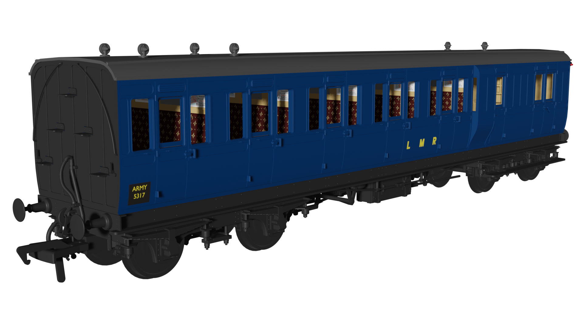 978034 LMR ‘Evolution’ Non-Corridor Brake Third ARMY 5317 (image for) 978034 LMR ‘Evolution’ Non-Corridor Brake Third ARMY 5317