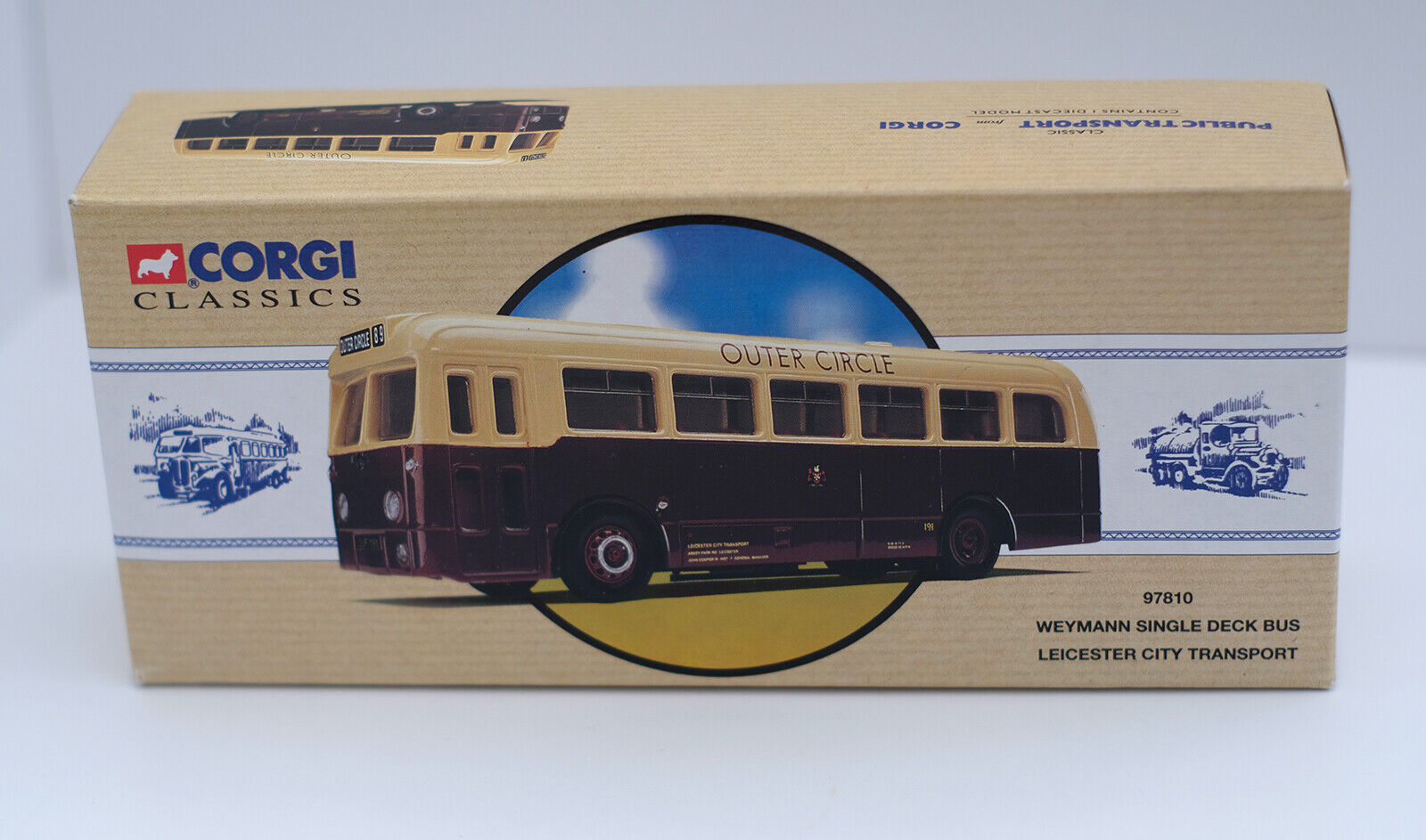 97810 Weymann Single Deck Bus - 'Leicester City Transport' (image for) 97810 Weymann Single Deck Bus - 'Leicester City Transport'