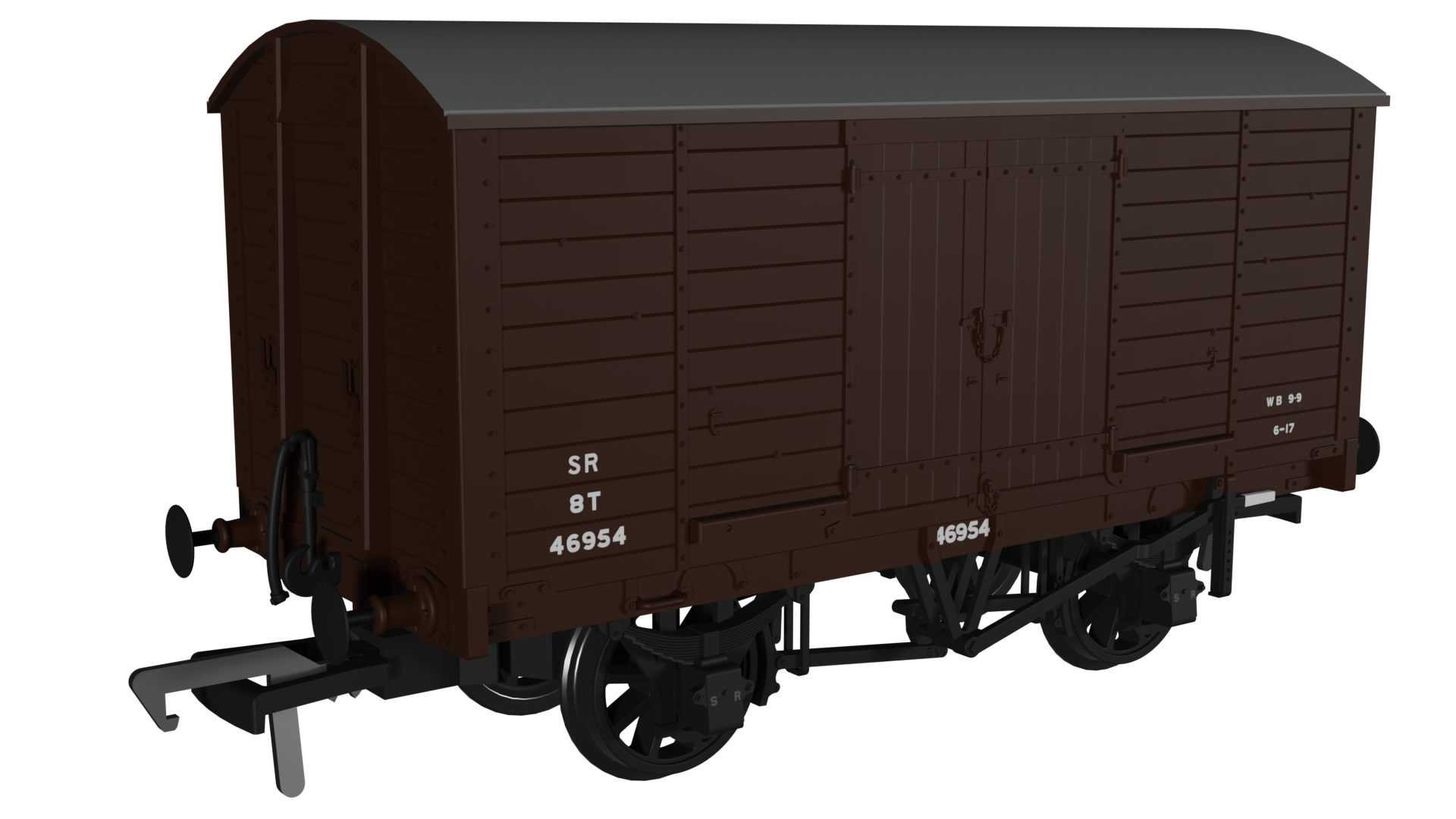 979012 LB&SCR Dia.8 Van – SR (post-36) No.46954 (image for) 979012 LB&SCR Dia.8 Van – SR (post-36) No.46954