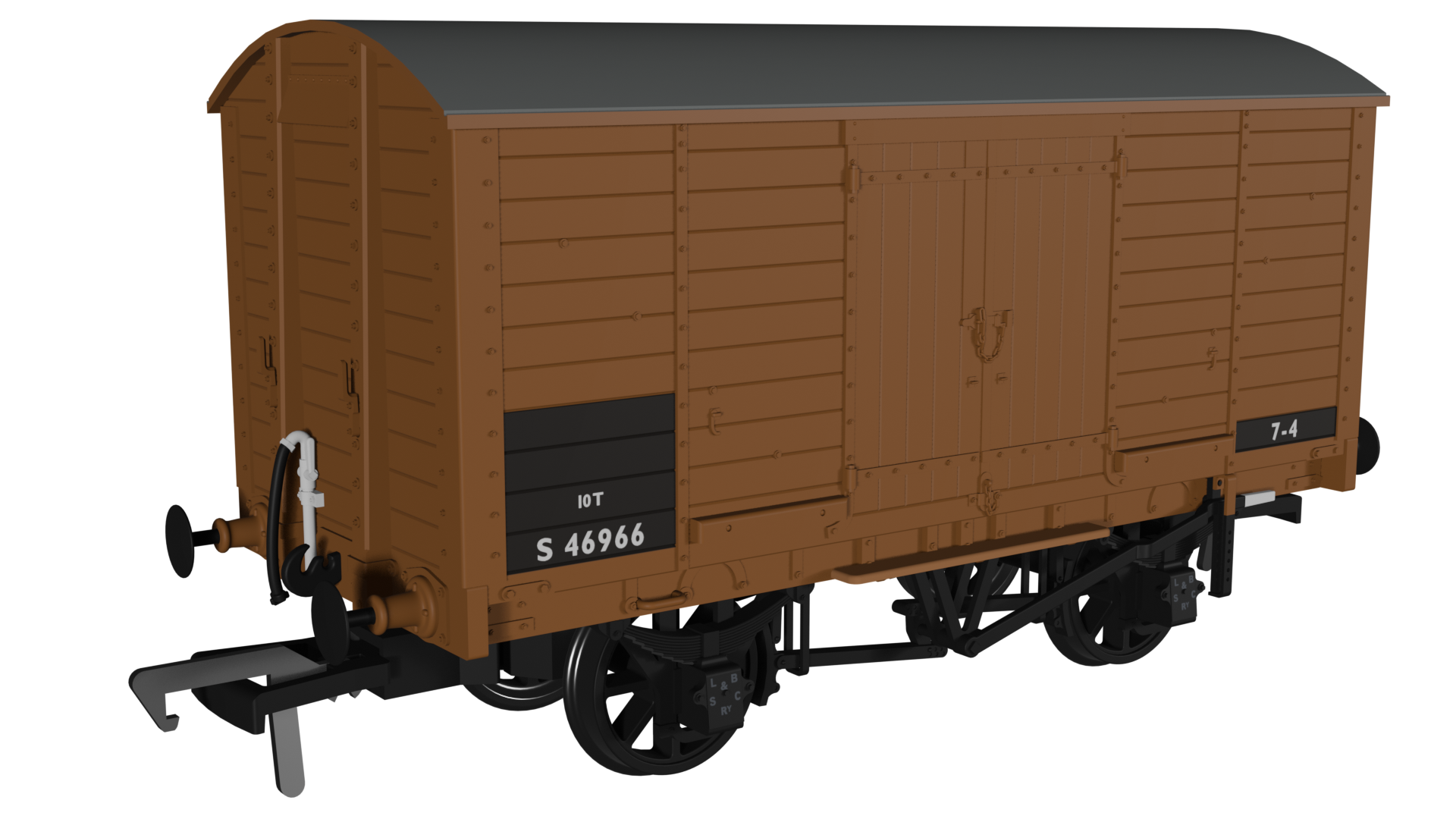 979014 LB&SCR Dia.8 Van – BR No.S46966 (image for) 979014 LB&SCR Dia.8 Van – BR No.S46966