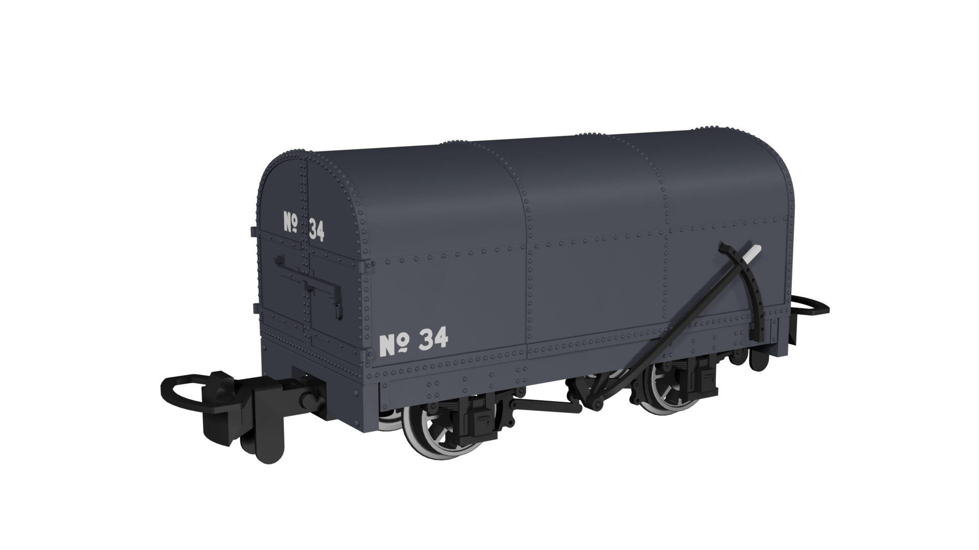 990203 Gunpowder Van – Plain Dark Grey No.34 (image for) 990203 Gunpowder Van – Plain Dark Grey No.34