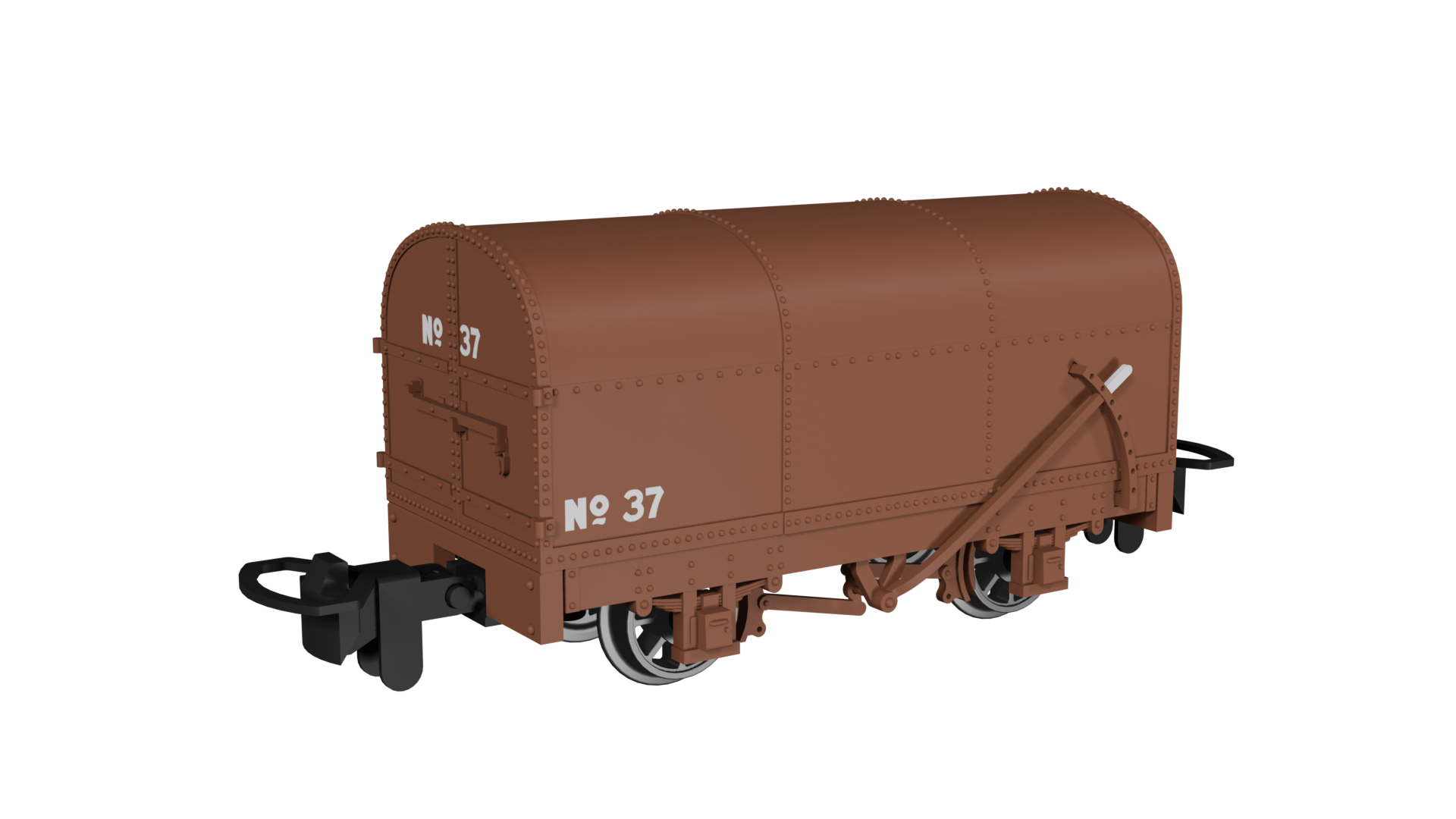 990204 Gunpowder Van – Plain Rusty Brown No.37 (image for) 990204 Gunpowder Van – Plain Rusty Brown No.37