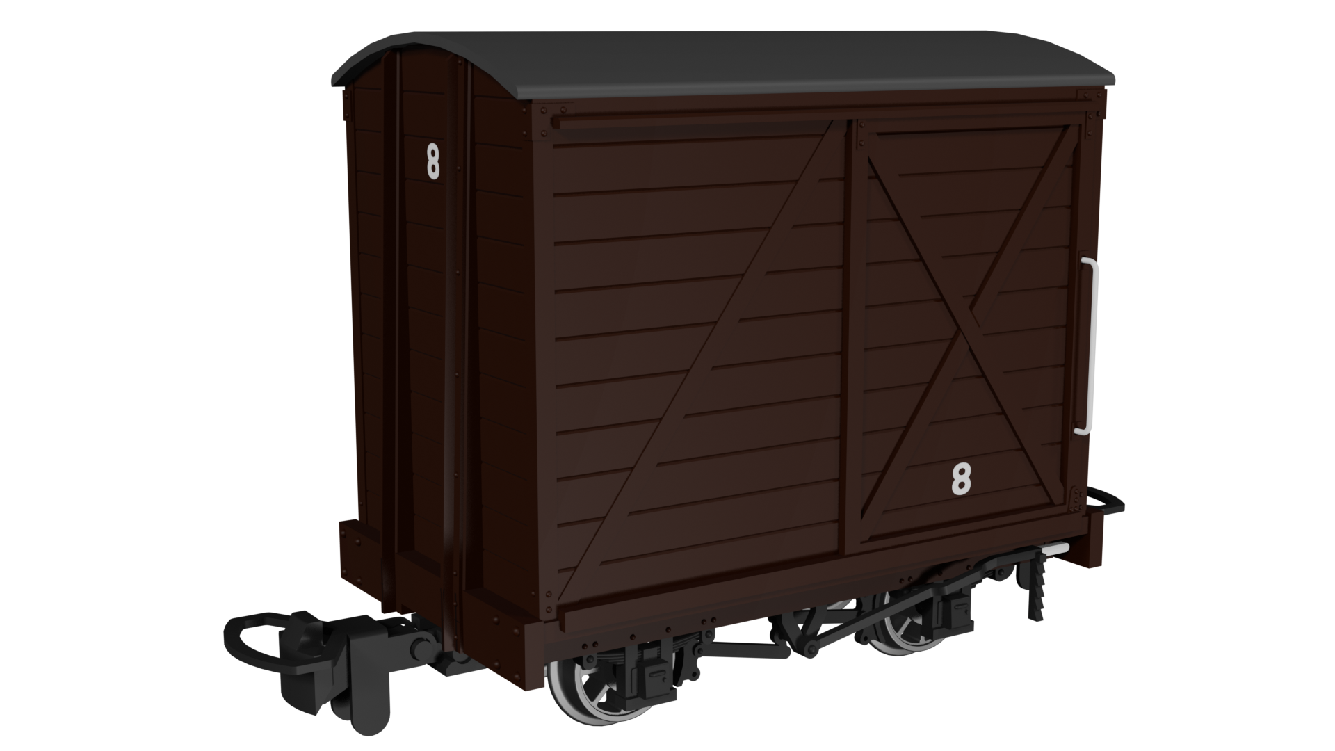 990302 Covered Van – Plain Brown No.8 (image for) 990302 Covered Van – Plain Brown No.8