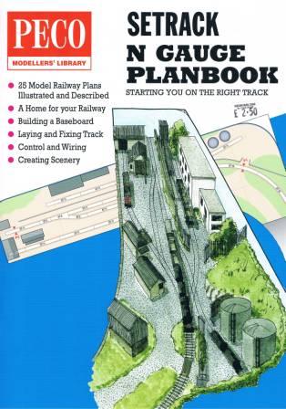 IN-1 Peco Setrack N Gauge Planbook (image for) IN-1 Peco Setrack N Gauge Planbook