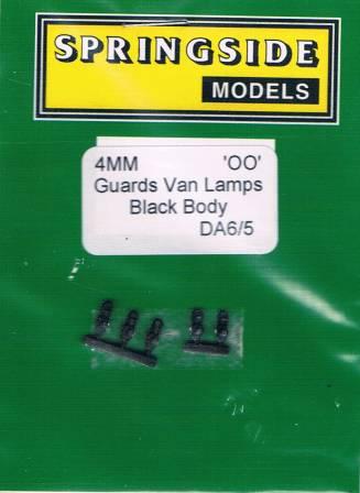DA6/5 BLACK GUARDS VAN LAMPS (5) (image for) DA6/5 BLACK GUARDS VAN LAMPS (5)
