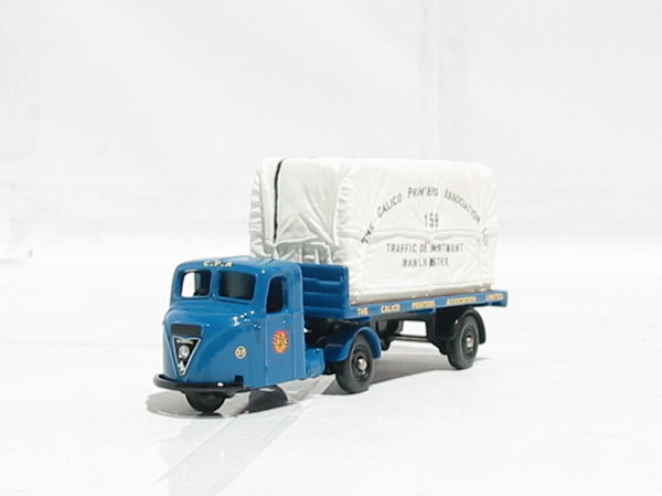 DG148018 Scammell Scarab flatbed & load "The Calico Printers" (image for) DG148018 Scammell Scarab flatbed & load "The Calico Printers"