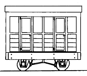 DM04A Freelance 2 Compartment 4 Wheel Coach (image for) DM04A Freelance 2 Compartment 4 Wheel Coach