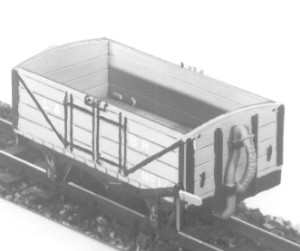 DM15 Lynton & Barnstaple 4 - Wheel Open Wagon (Side-hung doors) (image for) DM15 Lynton & Barnstaple 4 - Wheel Open Wagon (Side-hung doors)