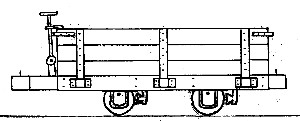 DM33 Hudson 4-Wheel Wooden Bodied Three Plank Open Wagon (image for) DM33 Hudson 4-Wheel Wooden Bodied Three Plank Open Wagon