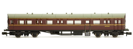 2P-004-007 Autocoach BR Maroon W183W (image for) 2P-004-007 Autocoach BR Maroon W183W