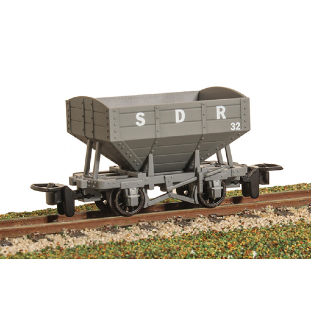 GR-340A Snailbeach District Railway 4-wheel hopper SDR Grey (image for) GR-340A Snailbeach District Railway 4-wheel hopper SDR Grey