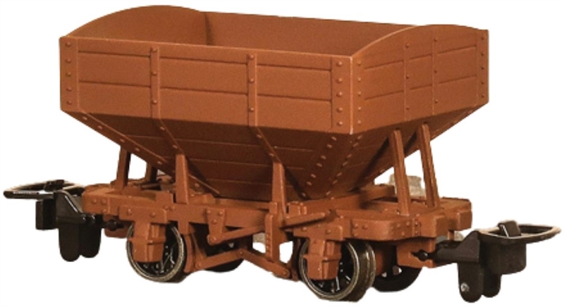 GR-340UB Snailbeach District Railway 4-wheel hopper plain Brown (image for) GR-340UB Snailbeach District Railway 4-wheel hopper plain Brown