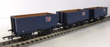GV6016 3 Pack ASW 7 Plank Open Wagon (image for) GV6016 3 Pack ASW 7 Plank Open Wagon