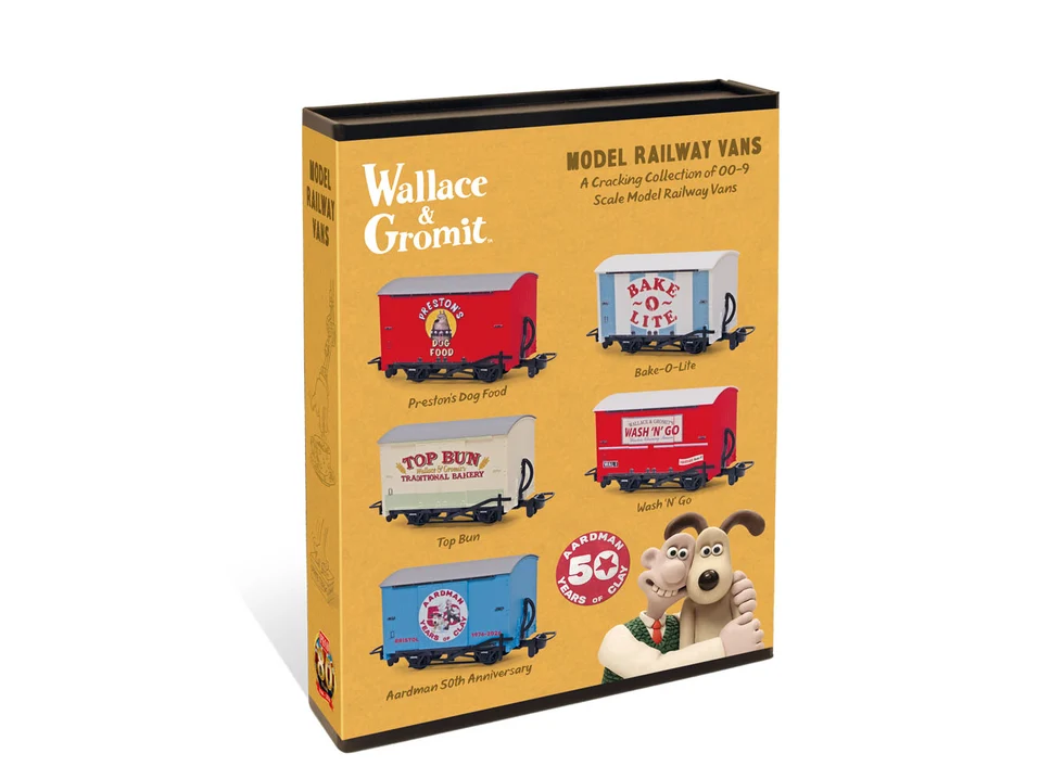GRAA050 Aardman 50th Anniversary Wagon Collectors Set (image for) GRAA050 Aardman 50th Anniversary Wagon Collectors Set