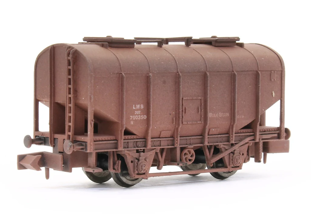 2F-036-028 LMS Grain Hopper '700350' Weathered (image for) 2F-036-028 LMS Grain Hopper '700350' Weathered