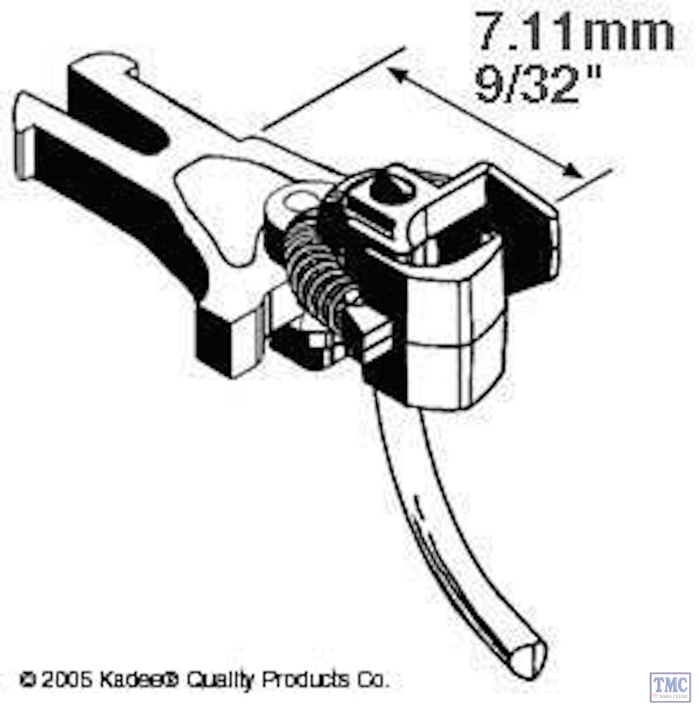 Kadee No. 17 NEM 362 Short coupler (image for) Kadee No. 17 NEM 362 Short coupler