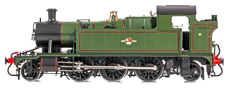 LHT-S-4509 Class 45xx 2-6-2t BR green late crest unnumbered (image for) LHT-S-4509 Class 45xx 2-6-2t BR green late crest unnumbered