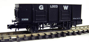 NB-059A 20t mineral wagon in "GWR loco" livery number 33156 (image for) NB-059A 20t mineral wagon in "GWR loco" livery number 33156